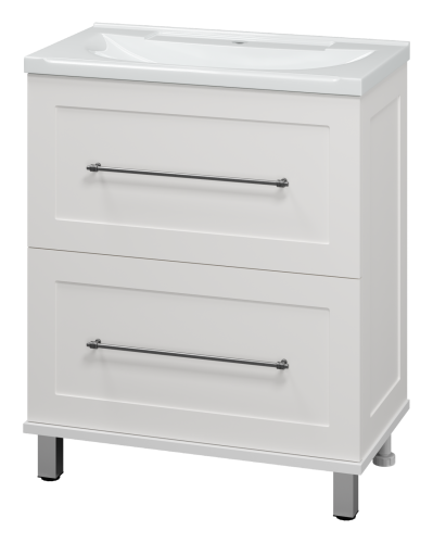 Тумба под раковину Misty Марта П-Мрт07070-011Пр 70х40 напольная цвет белый