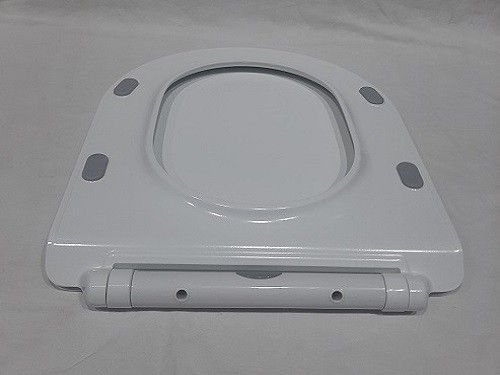 Унитаз приставной CeramaLux 217D белый с сиденьем микролифт каскадный смыв - фото 5