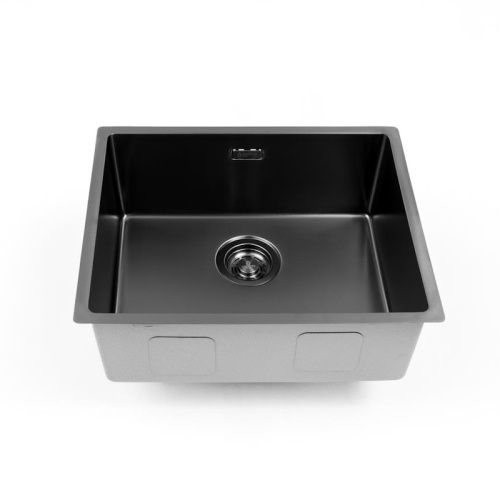 Кухонная мойка Grandex Aqua 5011363 55х45 цвет серый поверхность матовая