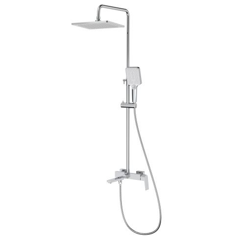 Душевая стойка Splenka S02.24 настенная цвет хром