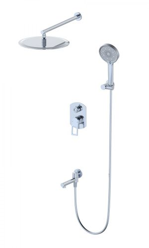 Душевая система Wonzon & Woghand Frame WW-88939010-CR встраиваемая в стену цвет хром