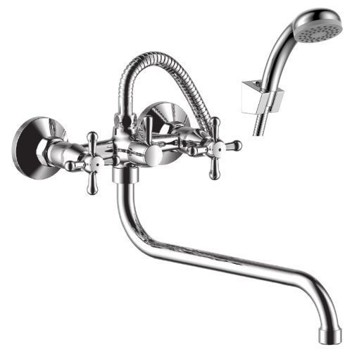 Смеситель для ванны Rossinka Y Y02-82 настенный хром