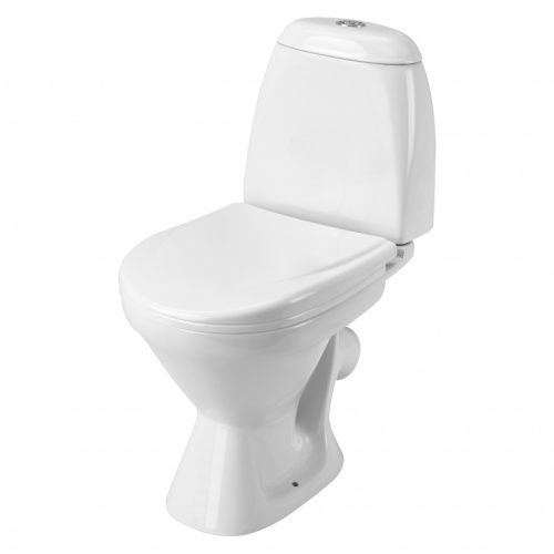 Унитаз-компакт напольный с бачком Santek Римини 1WH302130 белый с сиденьем каскадный смыв