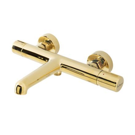 Смеситель BelBagno UNO UNO-VASM-ORO настенный золото