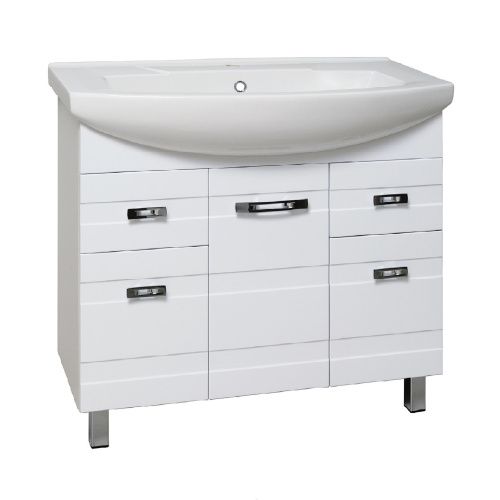 Тумба под раковину Runo Турин УТ000002095 80х30 напольная цвет белый