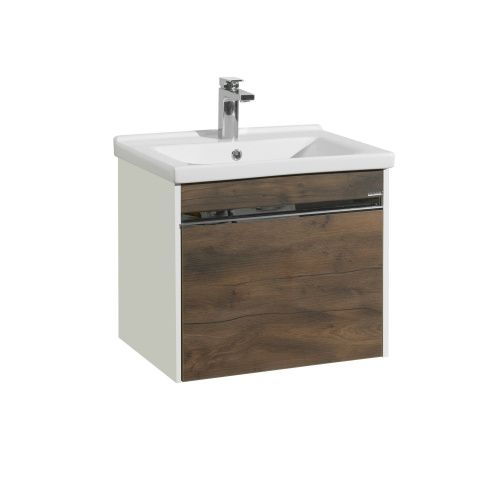 Тумба под раковину Aquaton Капри 1A230101KPDB0 60х40 подвесная цвет коричневый