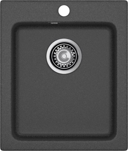 Кухонная мойка Granfest Praktik P-505 графит 50х45 цвет серый поверхность матовая