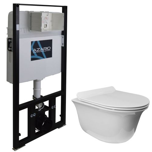 Комплект унитаз с инсталляцией  Azario  AZ-8010-1000+AZ-0051