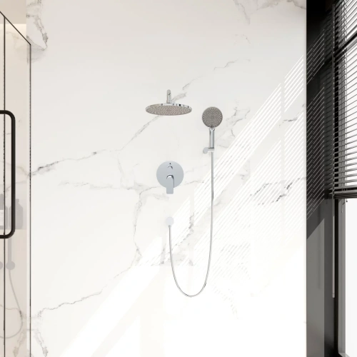 Душевая система Veconi TEORA TE-500-C-C4 встраиваемая в стену цвет хром