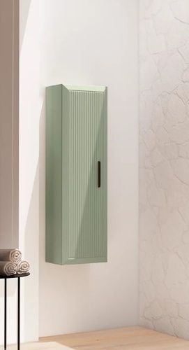 Шкаф-пенал Visobath Delta 76483/Quarzo 30х120 подвесной цвет серый