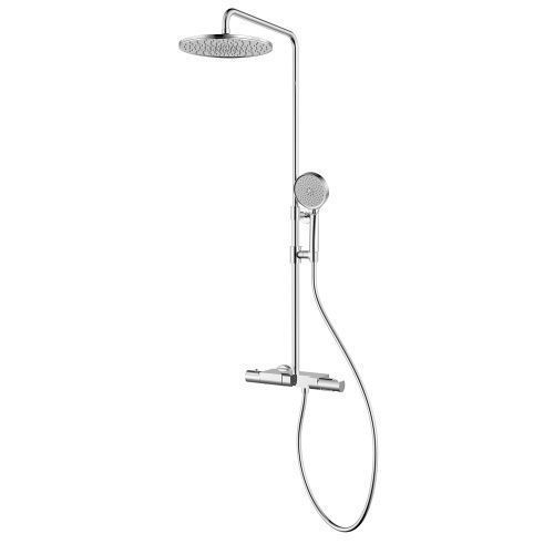 Душевая стойка Azario PIANO AZ-678U87ZA8-1DA1K17A-JR3A50AC настенная цвет хром с термостатом