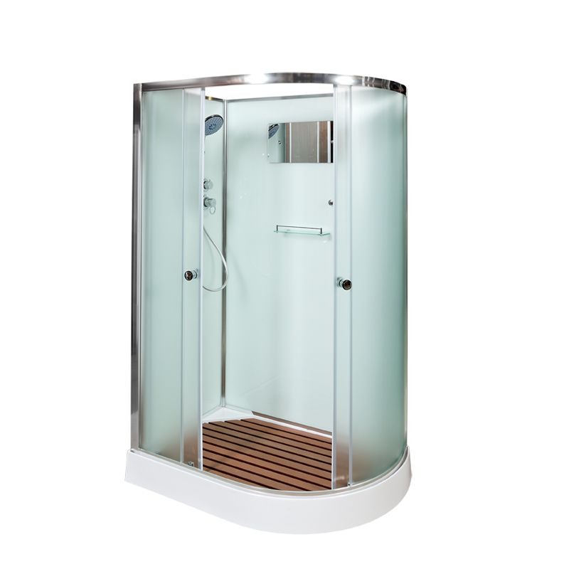 Душевая кабина AvaCan D102L 120х80 асимметричная без крыши ориентация левая