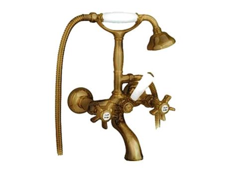 Смеситель Nicolazzi Dames Anglaises 1402 BZ 18 настенный бронза