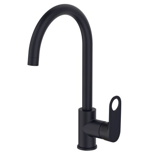 Смеситель для кухни D-Lin D155377-A на мойку черный