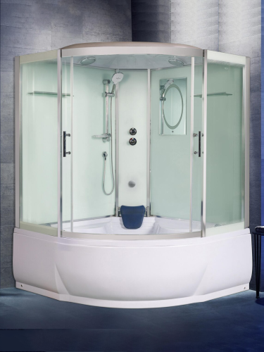 Душевой бокс WeltWasser WW500 10000004658 150х150 стекло прозрачное профиль хром