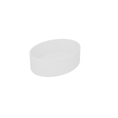 Раковина керамическая GSG Ceramic Design Like LKLAVFSBF45001 50х30 накладная цвет белый без отверстий под смеситель