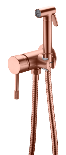 Гигиенический душ со смесителем Boheme Uno 467-CB медь