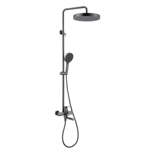 Душевая стойка Raglo R07 R07.24.09 настенная цвет серый