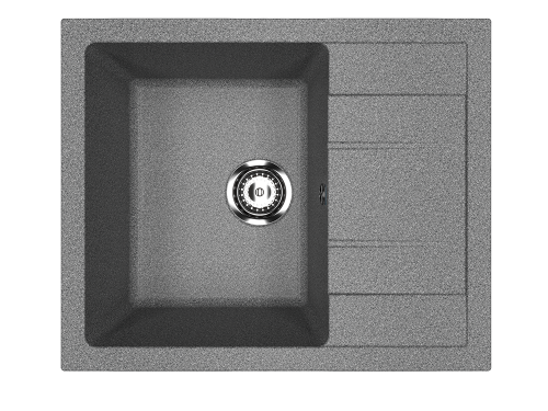 Кухонная мойка Ulgran Classic U-607-309 60х50 цвет серый