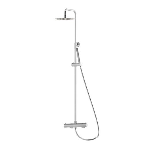 Душевая стойка Newform X-Steel 316 69650X.50.050 настенная цвет нержавеющая сталь