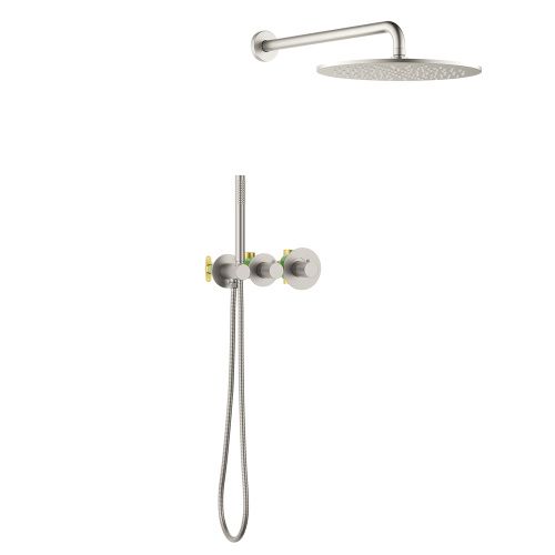 Душевая система Timo Saona SX-2359/13SM встраиваемая в стену цвет серый с термостатом