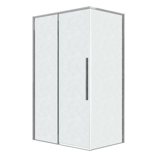 Душевой уголок Grossman Galaxy 120.K33.01.1310.10.02 130х100 стекло шиншилла профиль хром без поддона