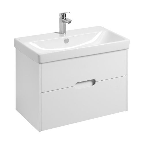 Тумба под раковину Aquaton Оливия 1A283101OL010 80х40 подвесная цвет белый