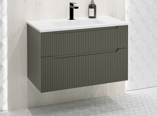 Тумба под раковину IBX Fortuna F520802CCG/TERRAM 80х50 подвесная цвет коричневый