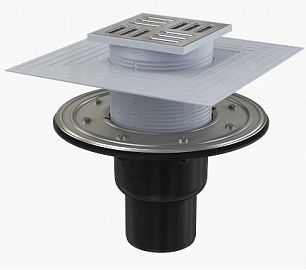 Душевой трап Alcadrain APV4344 20х20 хром - фото 2