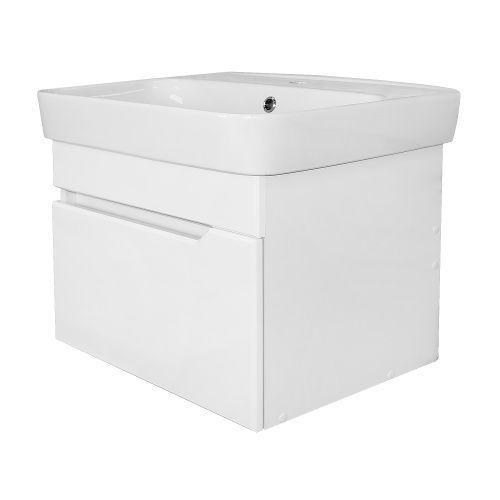 Тумба с раковиной Loranto Mari CS00092983 60х40 подвесная цвет белый