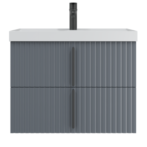 Тумба под раковину СанТа Юпитер 700544 70х40 подвесная цвет серый