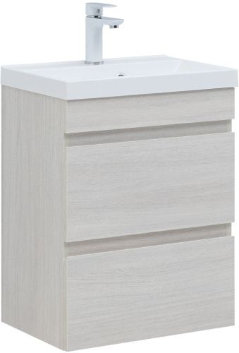 Тумба под раковину Aquanet Нота NEW 00334202 50х30 подвесная цвет бежевый