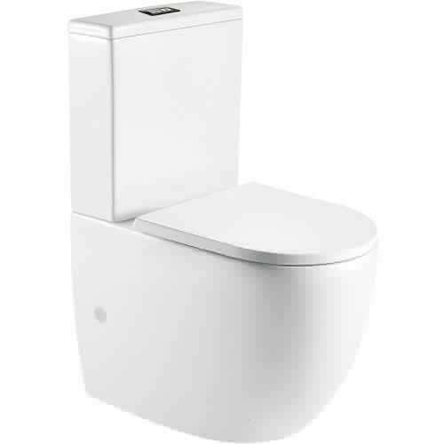 Унитаз напольный с бачком WeltWasser WW MERZBACH 011 XL GL-WT (10000012096) белый с сиденьем микролифт безободковый смыв торнадо