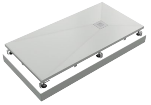 Душевой поддон из искусственного камня Good Door Essentia ЛП00079 100х70 белый без каркаса