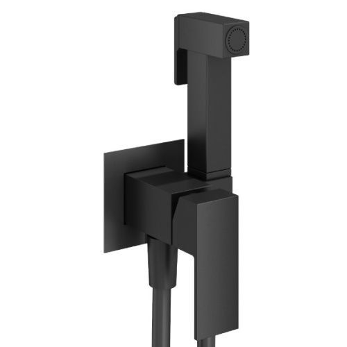 Гигиенический душ со смесителем Plumberia Selection TAG TG2000NO черный