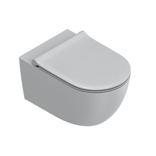 Чаша унитаза подвесная Catalano Sfera 511550023 цвет светло-серый без сиденья безободковая смыв торнадо