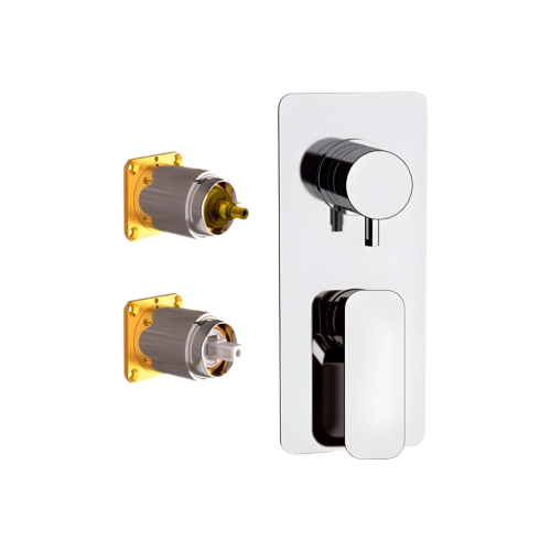 Смеситель для душа Daniel Tiara TA612D2KBCR встраиваемый в стену хром