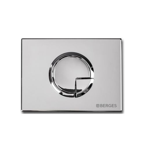 Клавиша смыва механическая Berges NOVUM 040023 цвет хром