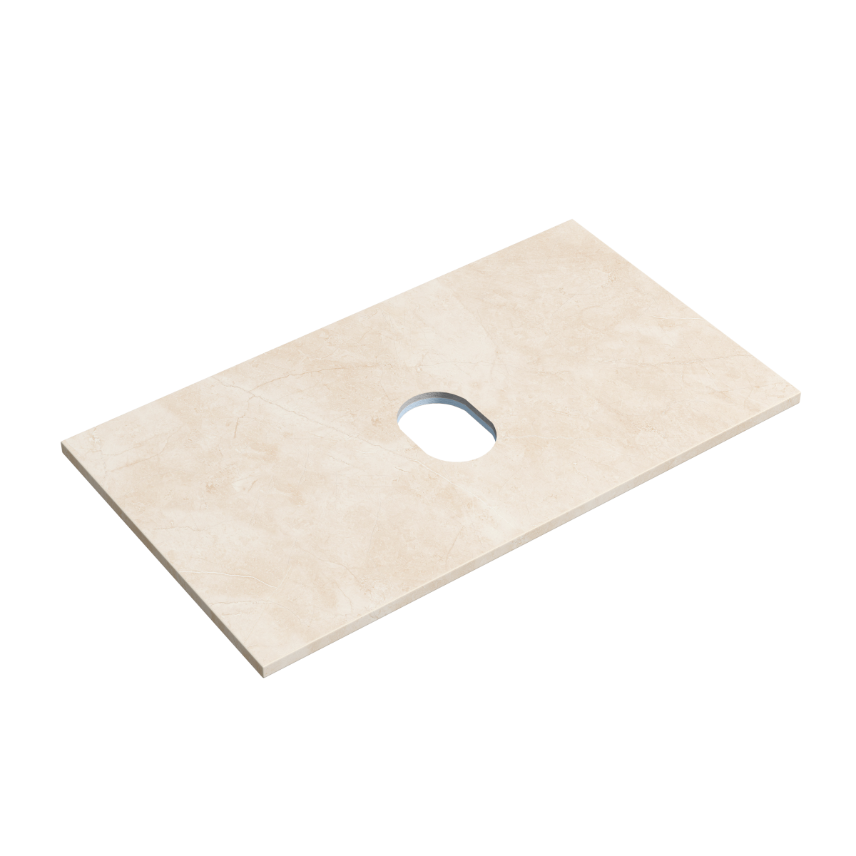 Столешница Sancos TT80A2 80х50 накладная цвет бежевый