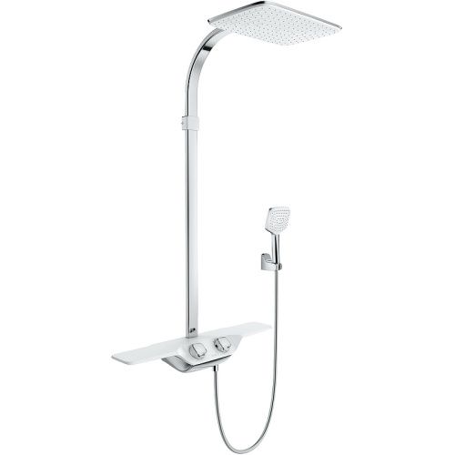 Душевая стойка Kludi COCKPIT DISCOVERY 8020091-00 настенная цвет хром с термостатом