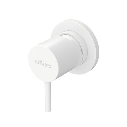 Смеситель Cezares LEAF LEAF-DIM-L-BIO встраиваемый в стену белый