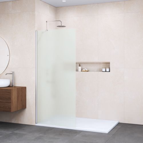 Душевая перегородка RGW Walk In 351010212-21 120х195 стекло матовое профиль хром