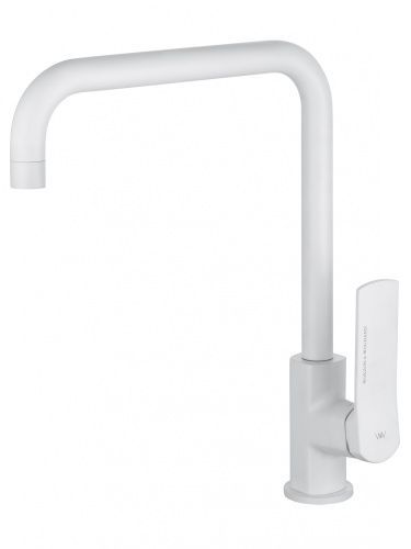 Смеситель для кухни Wonzon & Woghand WW-L1006-MW на мойку белый