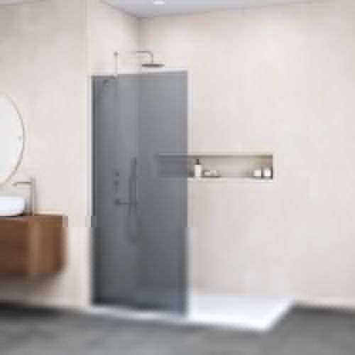 Душевая перегородка RGW Walk In 351010209-31 90х195 стекло тонированное профиль хром