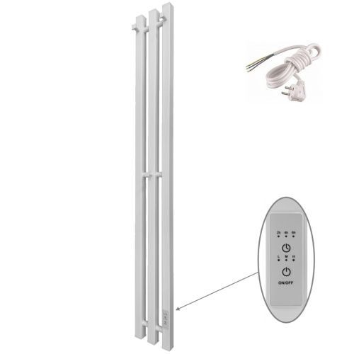 Полотенцесушитель электрический Маргроид Inaro профильный Inaro3v-12012-1081-9016R 15х120 белый