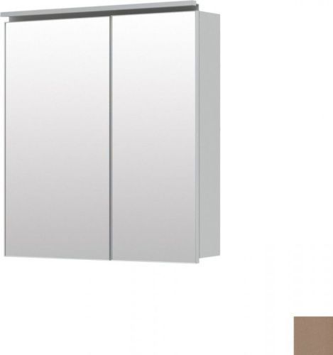 Зеркало-шкаф De Aqua Алюминиум 00261765 70х80 подвесной