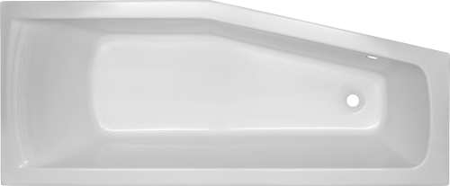 Ванна акриловая C-Bath CBA00401R 160х70 пристенная асимметричная