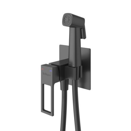 Гигиенический душ со смесителем BelBagno LUCE LUC-HGN-NERO черный