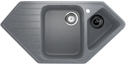 Кухонная мойка Ulgran Classic U-409-342 95х50 цвет серый