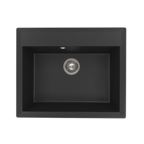 Кухонная мойка Florentina Тоскана 620 17.050.D0620.302 60х50 цвет черный поверхность матовая